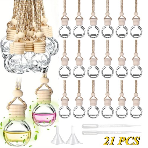 21pcs 8ml empty hanging car - empty,