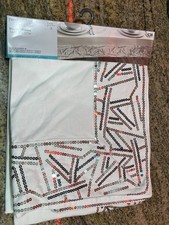 NEXT XL White Silver Sequin