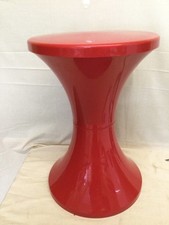 TamTam Bright Red Retro Plastic Tulip Shaped Stool