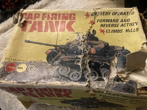Marx vintage cap firing - vintage, tank