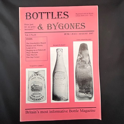 Bottles bygones magazine - bottles, &