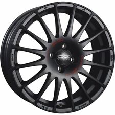 OZ RACING SUPERTURISMO GT MATT BLACK RED LETTERING ALLOY WHEEL 15X6.5 ET25 4X108