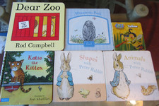 7 x children books Dear Zoo Peter Rabbit Whinnie the Pooh Owl Katie Kitten Fifi