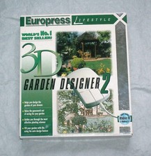 Vintage 3D Garden Designer 2 - PC CD-ROM  - Windows 95 & Windows 3.1