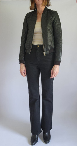 Zara quilted genuine leather - zara,