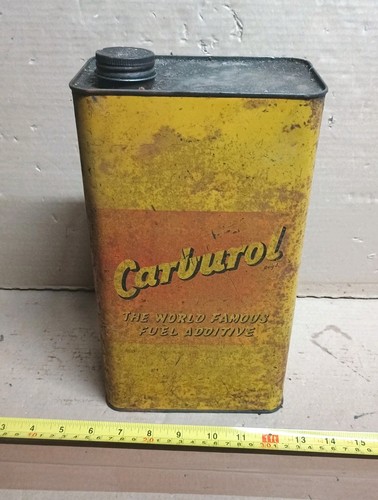 Vintage carburol empty oil - carburol,