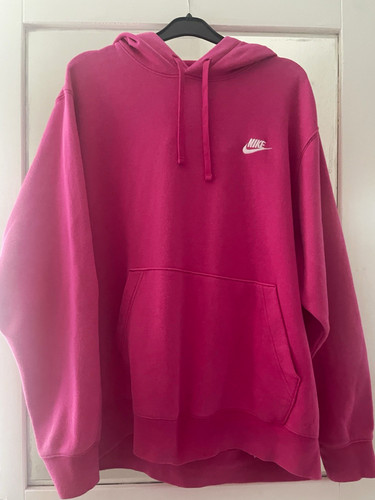 Nike pink pullover - pink, hoodie
