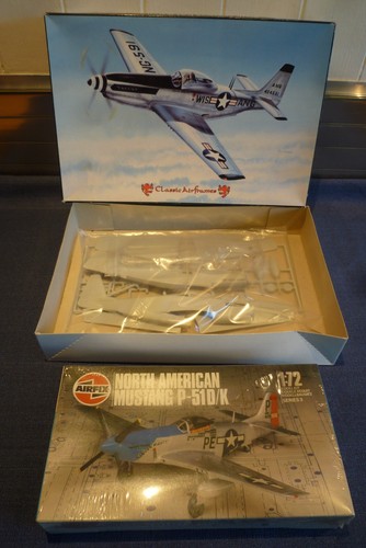 Airfix mustang 51d - 1/72, p-51d/k