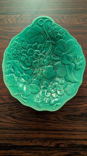 Rare majolica green antique