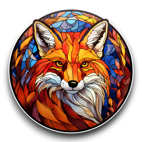 Large cute fox animal - large,