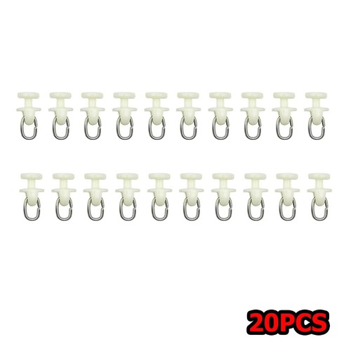 20pcs white plastic - 20pcs,