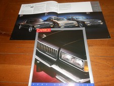 1987 CHEVY CAPRICE BROCHURE /
