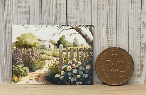 Handmade miniature dolls house - dolls,