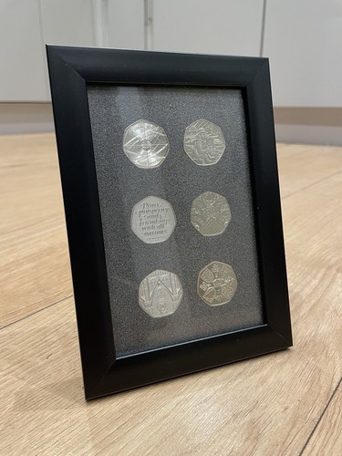 50p display frame case - frame, uk