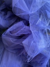 Blue Organza Fabric wedding  , party , decor Lengths Approx 120 Yards In Total