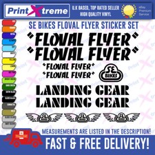 Floval flyer bmx vinyl decals - floval,