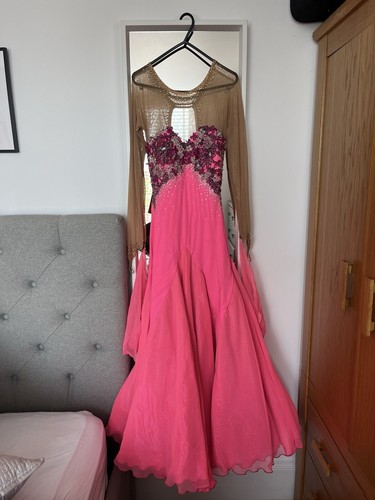 Pink ballroom chrisanne dress - pink,
