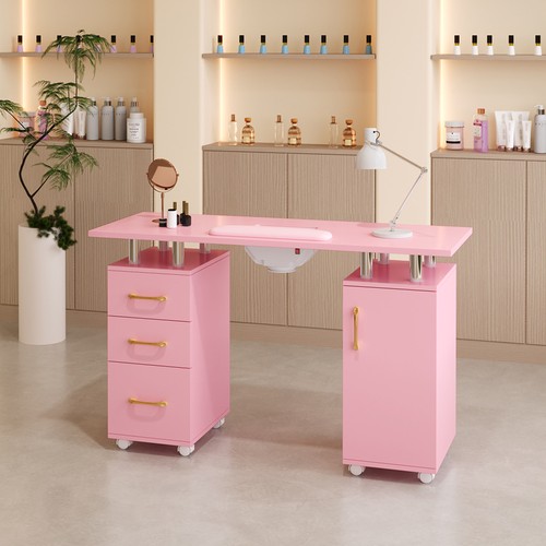 Manicure table with dust - manicure,