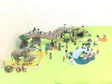 PLAYMOBIL HUGE FAMILY FUN ZOO 70341 WITH EXTENSION AND LOTS OF EXTRAS