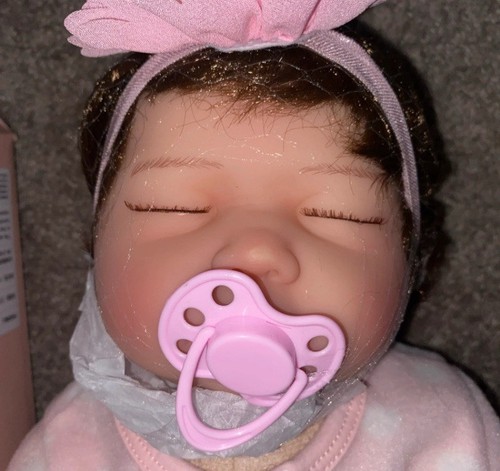 Baby reborn doll with wooden - baby,