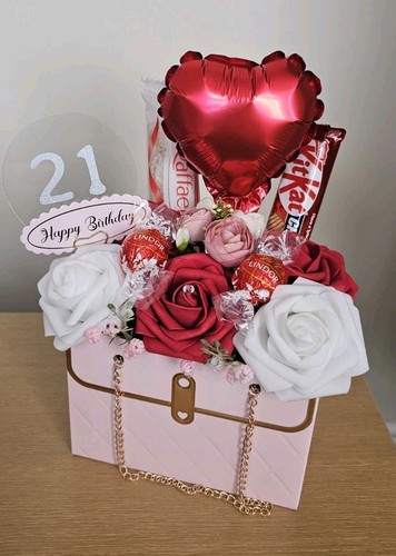 Flower box and - , chocolates