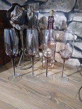 Champagne Flutes Iridescent