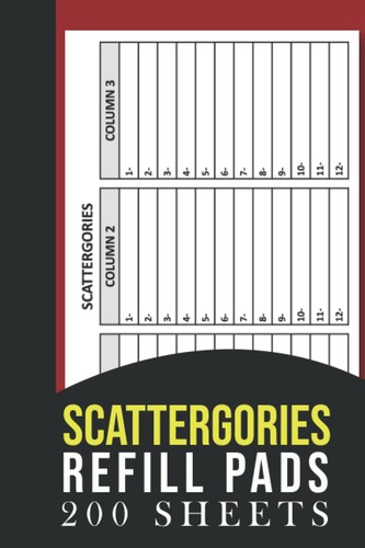Scattergories refill pads - scattergories,