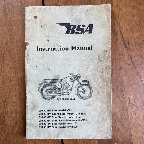 1964 bsa motorcycle - bsa,