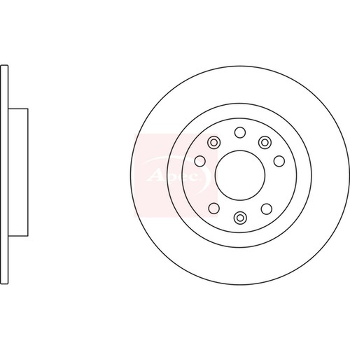 Brake discs solid - 2x,