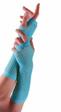 New Neon Long Fishnet Gloves Fingerless Gloves Fancy Dress Party Gloves Fish Net
