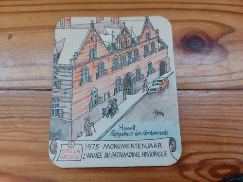 Stella artois beer mat - stella, mat.