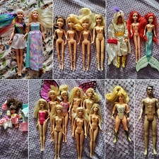 Doll Job Lot- Barbie, Ariel, Aladdin, JLS & More
