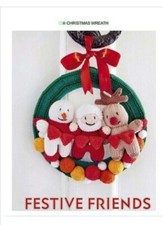 Festive friends wreath toys - wreath, /