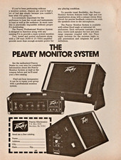 vtg 1970s PEAVEY MONITOR