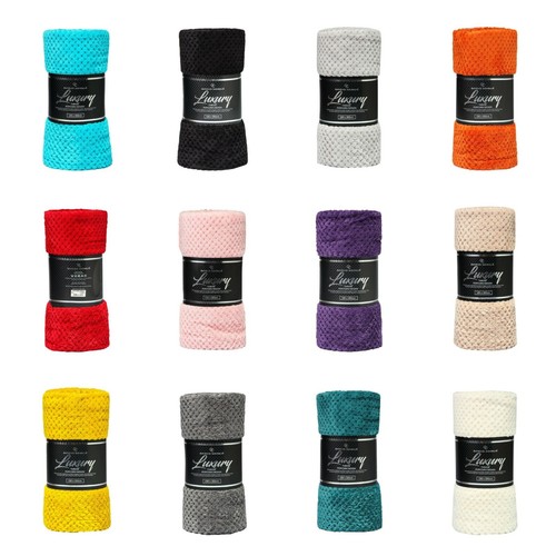 Popcorn throw fleece blanket - popcorn,