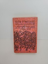 Four Comedies William Shakespeare Vintage Paperback Book 1962