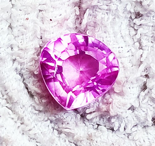 Natural pink spinel pear cut - spinel,
