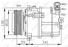Air conditioning compressor