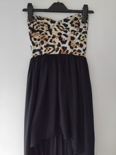Women's Strapless Animal Print