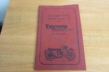 1958 TRIUMPH TIGER CUB 200CC OWNERS MANUAL BOOK INSTRUCTION MANUAL