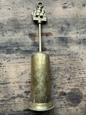 Vintage “The Victory” Brass Fireside Brush