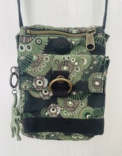 KIPLING Eldorado Mini Green Crossbody Travel Bag Pockets Adjustable  Zip  8”