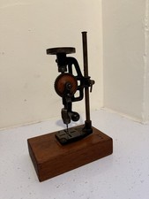 Vintage Hand-Crank Drill Press – Collectible Piece