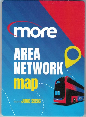 More buses network area map - buses,