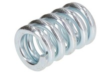 Exhaust pipe mounting spring