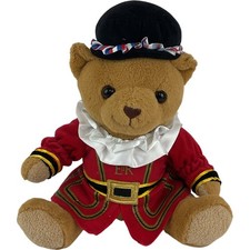 Plush Bear Beefeater Royal Costume Removable Outfit 12 Inches Gift