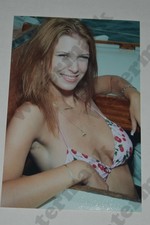 close up candid busty redhead