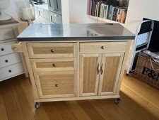 4 Drawer Stainless Steel Worktop Kitchen Storage Trolley