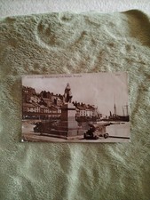 Valentine RPPC Postcard Prince Of Orange Monument & Fish Market Brixham 1912