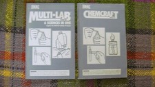 Vintage Ideal Chemcraft Chemistry Set + Multi-Lab Books 500+ Experiments 1987